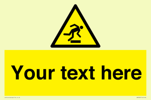 Custom Trip Hazard Sign